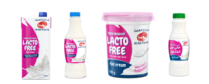 In the UAE,AL Ain Farm Introduses New Lacto - Free Diary Products
