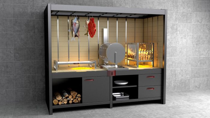 Kopa Introduces A Brand New Independent Fireplace Cooking Station