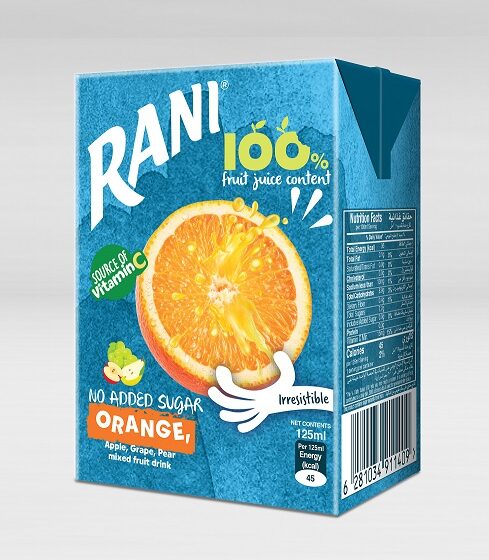 Aujan Coca-Cola launches Rani 100% juice for the first time in SIG’s combiblocMini carton packs
