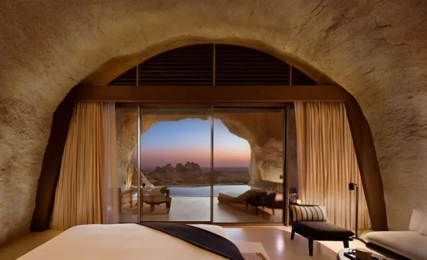 Experience Luxury Inside a Mountain: Bookings Open for Saudi Arabia's Desert Rock Hotel