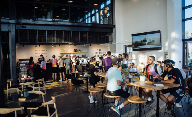 Cycle Café Collaborates with Wolfi’s