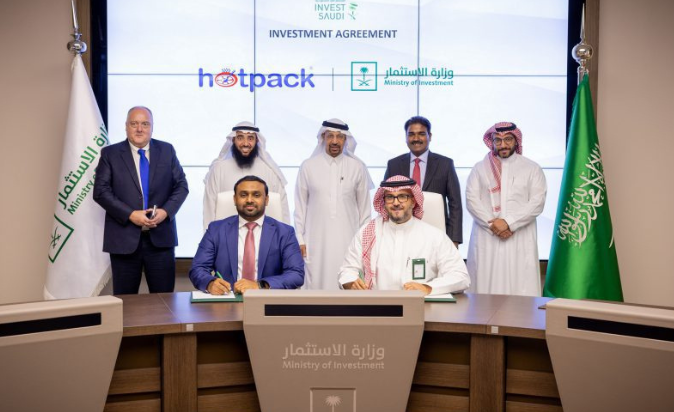Over the span of seven years, Hotpack will construct a $1 billion packaging facility in Saudi Arabia.